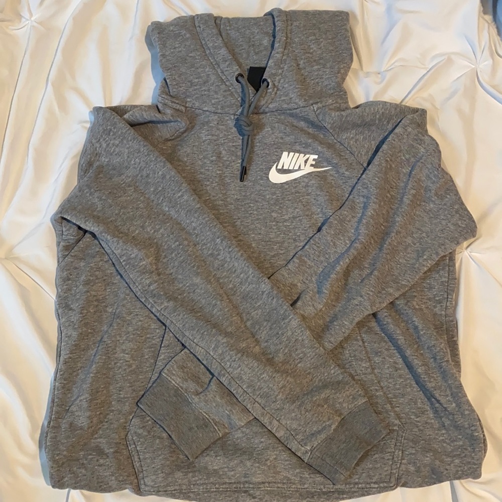 grey nike hoodie